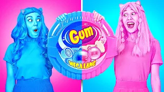 DÉFI GOURMAND ROSE VS BLEU | Ne Manger Qu’Une Couleur Pendant 24 Heures par 123 GO! SCHOOL