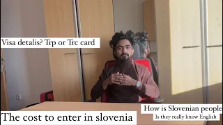 The cost to enter in slovenia (Malayalam)