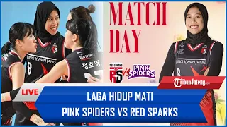 🔴LIVE: LAGA HARI INI! Red Sparks vs Pink Spiders di Leg ke-3 Play-off Liga Voli Korea: All In Mega