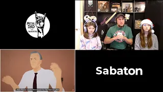 Sabaton - No bullets fly- Animated story version (FIRST TIME REACTION)