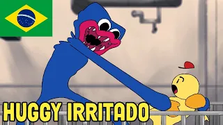 Huggy Wuggy Irritado - Poppy Playtime Paródia (DUBLADO PT-BR)