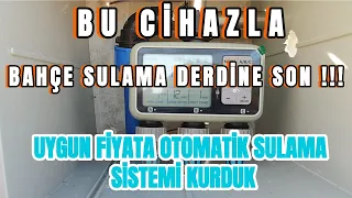 Bahçemiz için uygun fiyata otomatik sulama sistemi kurduk - Bahçe sulama derdine son