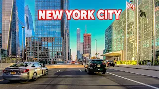 New York City 4K🗽Driving Downtown Manhattan To Uptown