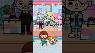 Rainbow Hair Family Abandoned Me🥺💔#tocaboca #tocastory #fyp  #tocalifeworld #shorts