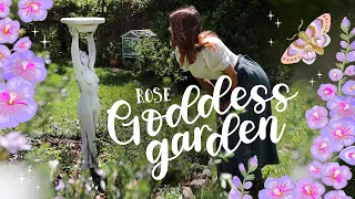 Designing a Rose Goddess Garden 🌹 Cottage Flowers & Art