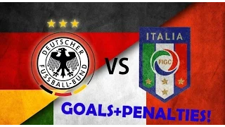 Germany vs Italy - GOALS ONLY with Penalties - Euro 2016 Q-Final 3