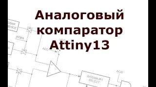 Аналоговый компаратор Attiny13