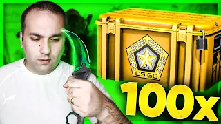 ქეისების გახსნა კომპეტეტივში CSGO 100x GAMMA CASE OPENING