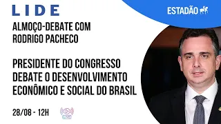 Almoço-Debate LIDE com o presidente do Congresso Nacional , Rodrigo Pacheco