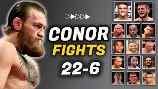 Conor McGregor's Dominant Streak (22-6 Record)