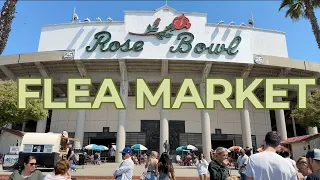 RoseBowl Flea Market - Largest Flea Market in the California - Pasadena, Ca - 4K Walking