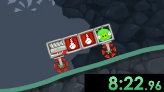 So I found the most frustrating Bad Piggies speedrun...