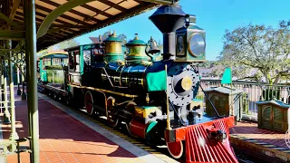 Walt Disney World Railroad 2023 Complete Ride Experience in 4K | Magic Kingdom Orlando Florida 2023