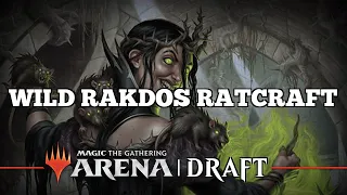 WILD RAKDOS RATCRAFT | Wilds of Eldraine Draft | MTG Arena | Twitch Replay