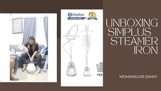 Unboxing Simplus Garment Steamer Iron