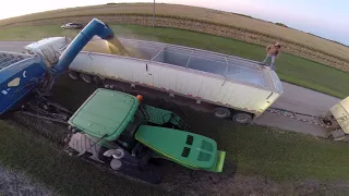 Soybean Harvest loading truck