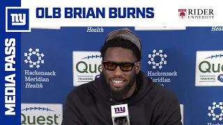 Brian Burns on Teaming up with Kayvon Thibodeaux & Dexter Lawrence | New York Giants