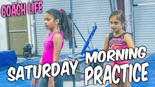 Coach Life: Gymnastics Practice in the Morning| Rachel Marie