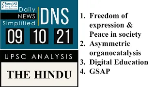 THE HINDU Analysis, 09th October 2021 (Daily Current Affairs for UPSC IAS) – DNS