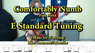 Comfortably Numb - Pink Floyd (Bass Cover with Tabs)