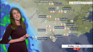 Alex Osbourne - South Today weather - (18th August 2023) - HD [60 FPS]