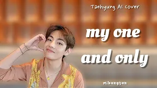 Taehyung - My one and only | Ved | AI Cover | Marathi song | mibangtan