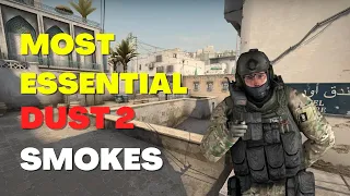 Most Essential Smokes For DUST 2  2023 | 64 tick | CSGO |