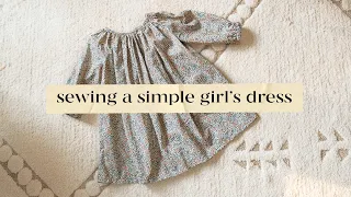 Sewing A Simple Dress for Girls | Ola Dress Tutorial