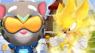 Talk Tom Gold Run NEW Hyper Tom Vs Sonic Dash 2_ Sonic Boom Shadow! Who Is Faster High Score Runner