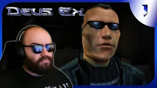 Agent JC Denton Reporting For Duty | Deus Ex - Blind Playthrough [Part 1]