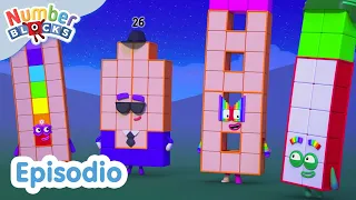 @Numberblocks en Español | Episodios completos | Cien maneras de salir del planeta 🌎