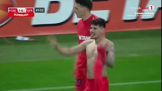 Florinel Coman gol cu CFR vazut de la TV si din tribune + cine sare e ros-albastru #fcsb #goals