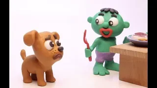 DibusYmas Doggy clay superhero cartoon for kids - Vengatoon - Vengatoon