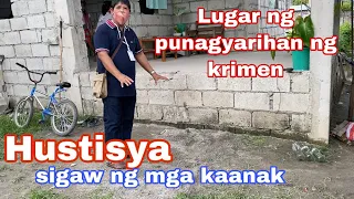 Actual na lugar ng karahasan na nauwi sa pagkasawi ng mag ina