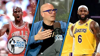 Rex Chapman on the Key Differences Between LeBron James and Michael Jordan | The Rich Eisen Show