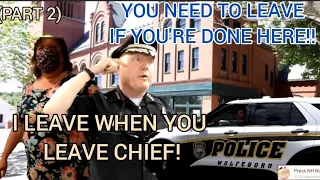CHIEF THREATENS W/ARREST OUT OF CONTROL TOWN HALL EMPLOYEE'S (PART 2)