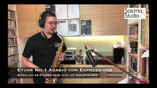 〈 Etude No.1 〉from 48 ETUDES / W.Ferling / Saxophone Classique 🎻