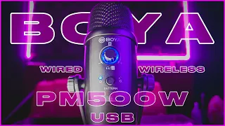 Boya PM500W Wired and Wireless USB Microphone Review