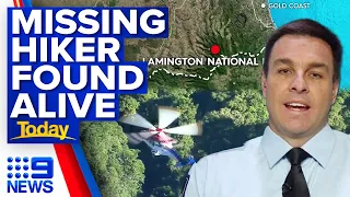 ‘Hours from passing away’: Missing Queensland hiker found alive | 9 News Australia