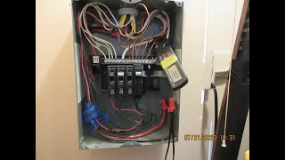 Neutrals & Grounds connected at sub panel are an NEC violation.