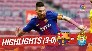 Highlights FC Barcelona vs UD Las Palmas (3-0)