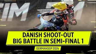 The Danish Duel 🤺 Semi-Final 1 #GermanSGP 2024 | FIM Speedway Grand Prix