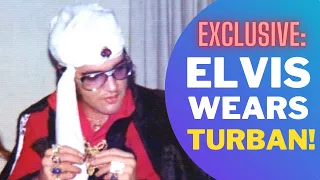 INVESTIGATION: WHY IS ELVIS WEARING A TURBAN in THIS 1973 PHOTO? #elvispresley #king
