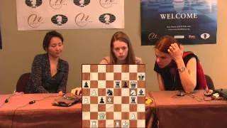 Press Conference Round 5: Tuvshintugs Batchimeg (MGL) - Tatiana Kosintseva (RUS)