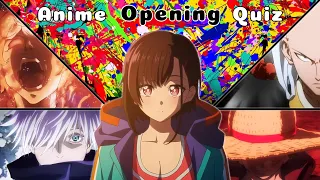 Guess the anime by its opening