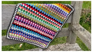 CROCHET GRANNY CLUSTER BLANKET // Ophelia Talks Crochet Tutorial