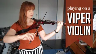 I played the COOLEST violin ever! | fretted 5-string Viper violin