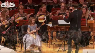 Anastasia Tyurina (10yo) balalaika A.Tsygankov Concert-symphony for balalaika and orchestra.