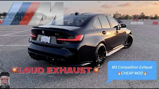 The BEST and CHEAPEST exhaust for the G80 M3! Crazy loud