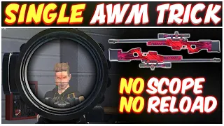 Single AWM Trick | AWM No Reload Trick | Single AWM Tips And Tricks | Best AWM Settings Free Fire